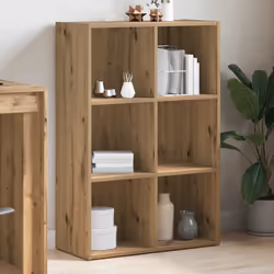 vidaXL Book Cabinet/Sideboard Artisan Oak 66x30x98 cm Engineered Wood bookcase - Additional view 3