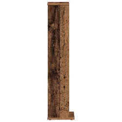 vidaXL CD Cabinet Storage Oraniser Shelf Cabinet Display Shelf Engineered Wood - old wood - Additional view 4