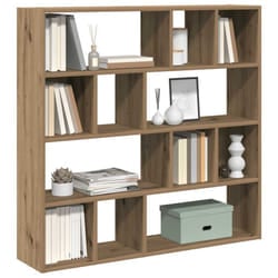 vidaXL Book Cabinet/Room Divider Artisan Oak 105x24x102 cm room divider