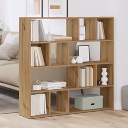 vidaXL Book Cabinet/Room Divider Artisan Oak 105x24x102 cm room divider