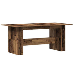 vidaXL Dining Table Kitchen Dinner Table Dining Room Table Engineered Wood - old wood