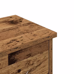 vidaXL Wall-mounted Drawer Shelf Wall Rack Storage Cabinet Engineered Wood - old wood - Additional view 7