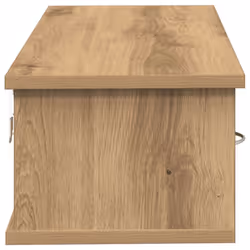 vidaXL Wall-mounted Drawer Shelf Wall Rack Storage Cabinet Engineered Wood - artisan oak - Additional view 5
