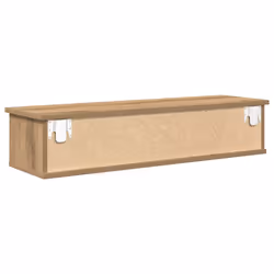vidaXL Wall-mounted Drawer Shelf Wall Rack Storage Cabinet Engineered Wood - artisan oak - Additional view 6