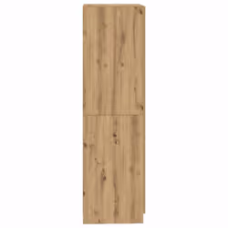vidaXL Wardrobe Clothing Cabinet Hanger Clothes Organiser Unit Engineered Wood - artisan oak - Additional view 4