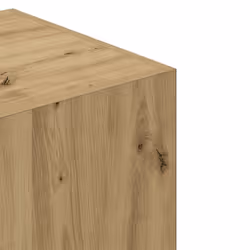 vidaXL Wardrobe Clothing Cabinet Hanger Clothes Organiser Unit Engineered Wood - artisan oak - Additional view 6