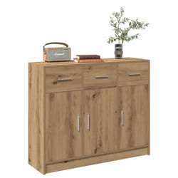 vidaXL Sideboard Artisan Oak 91x28x75 cm Engineered Wood storage cabinet