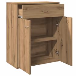 vidaXL Sideboard Side Cabinet Organiser Cupboard Highboard Engineered Wood - artisan oak - Additional view 4