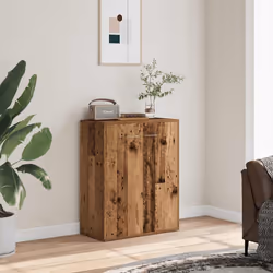 vidaXL Sideboard Side Cabinet Organiser Cupboard Highboard Engineered Wood - old wood