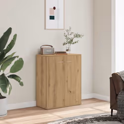 vidaXL Sideboard Side Cabinet Organiser Cupboard Highboard Engineered Wood - artisan oak