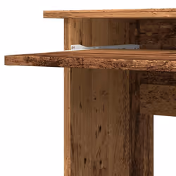 vidaXL Corner Desk Computer Desk Study L-shaped Desk Table Engineered Wood - old wood - Additional view 7