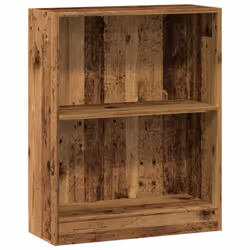 vidaXL Book Cabinet Display Rack Bookshelf Storage Shelf Rack Engineered Wood - old wood, 60 x 24 x 76 cm