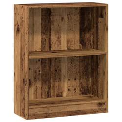 vidaXL Book Cabinet Display Rack Bookshelf Storage Shelf Rack Engineered Wood - old wood, 60 x 24 x 76 cm