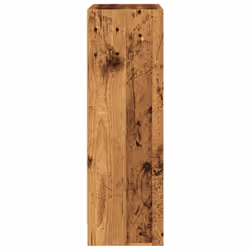 vidaXL Book Cabinet Display Rack Bookshelf Storage Shelf Rack Engineered Wood - old wood, 60 x 24 x 76 cm - Additional view 4