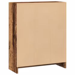 vidaXL Book Cabinet Display Rack Bookshelf Storage Shelf Rack Engineered Wood - old wood, 60 x 24 x 76 cm - Additional view 5