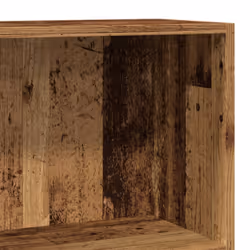 vidaXL Book Cabinet Display Rack Bookshelf Storage Shelf Rack Engineered Wood - old wood, 60 x 24 x 76 cm - Additional view 6