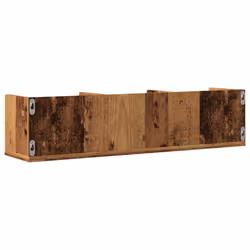 vidaXL CD Wall Shelf Baby and Kids Room Wall Storage Cabinet Engineered Wood - old wood - Additional view 5