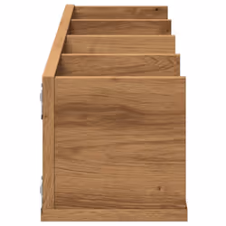 vidaXL CD Wall Shelf Living Room Wall Rack Storage Cabinet Engineered Wood - artisan oak - Additional view 4