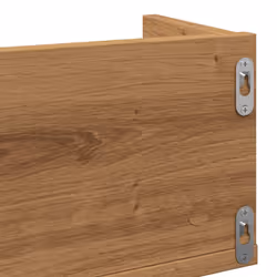 vidaXL CD Wall Shelf Living Room Wall Rack Storage Cabinet Engineered Wood - artisan oak - Additional view 6