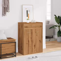 vidaXL Shoe Cabinet Shoe Storage Rack Organiser Shoe Cupboard Engineered Wood - artisan oak