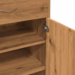 vidaXL Shoe Cabinet Shoe Storage Rack Organiser Shoe Cupboard Engineered Wood - artisan oak - Additional view 7