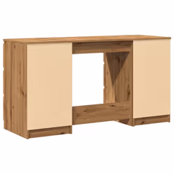 vidaXL Writing Desk Computer Table Workstation Working Desk Engineered Wood - artisan oak - Additional view 5