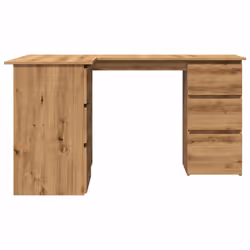 vidaXL Corner Desk Chipboard Home Office Computer Study Table Multi Colours - artisan oak - Additional view 5