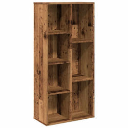 vidaXL Book Cabinet Highboard Book Rack Display Storage Shelf Engineered wood - old wood