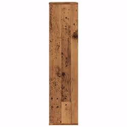 vidaXL Book Cabinet Highboard Book Rack Display Storage Shelf Engineered wood - old wood - Additional view 5