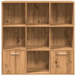 vidaXL Book Cabinet Highboard Book Rack Display Storage Shelf Engineered wood - artisan oak - Additional view 4