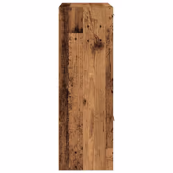 vidaXL Storage Cabinet Highboard Cupboard Bookcase Book Shelf Engineered Wood - old wood - Additional view 6