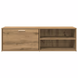 vidaXL TV Cabinet Artisan Oak 120x34x37 cm Engineered Wood TV stand - Additional view 3