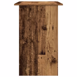 vidaXL Desk Bedroom Office Desk Work Corner Table Study Desk Engineered Wood - old wood - Additional view 4