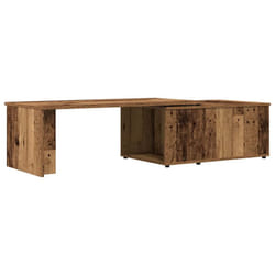 vidaXL Coffee Table Engineered Wood Lounge End Couch Table Desk Multi Colours - old wood