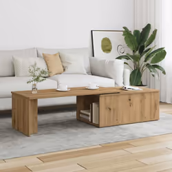 vidaXL Coffee Table Engineered Wood Lounge End Couch Table Desk Multi Colours - artisan oak