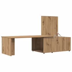 vidaXL Coffee Table Engineered Wood Lounge End Couch Table Desk Multi Colours - artisan oak - Additional view 9