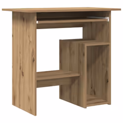 vidaXL Desk Bedroom Office Desk Work Corner Table Study Desk Engineered Wood - artisan oak