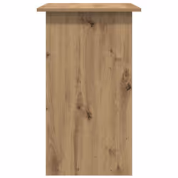 vidaXL Desk Bedroom Office Desk Work Corner Table Study Desk Engineered Wood - artisan oak