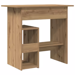 vidaXL Desk Bedroom Office Desk Work Corner Table Study Desk Engineered Wood - artisan oak - Additional view 4