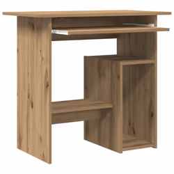 vidaXL Desk Bedroom Office Desk Work Corner Table Study Desk Engineered Wood - artisan oak - Additional view 7