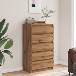 vidaXL Drawer Cabinet Filing Cabinet Drawer Chest Artisan Oak Engineered Wood