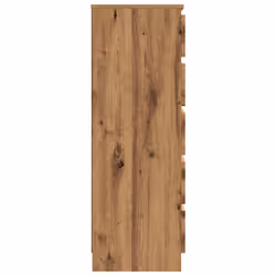 vidaXL Drawer Cabinet Filing Cabinet Drawer Chest Artisan Oak Engineered Wood - Additional view 4