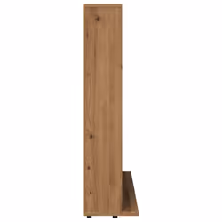 vidaXL CD Cabinet CD Shelf Rack Storage Cabinet Display Shelf Engineered Wood - artisan oak - Additional view 4