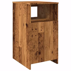vidaXL Drawer Cabinet Storage Cabinet Chest Drawer Nightstand Engineered Wood - old wood - Additional view 6