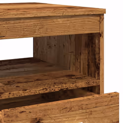 vidaXL Drawer Cabinet Storage Cabinet Chest Drawer Nightstand Engineered Wood - old wood - Additional view 8