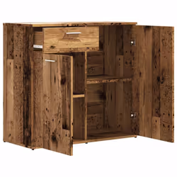 vidaXL Sideboard Old Wood 80x36x75 cm Engineered Wood cabinet cupboard - Additional view 4