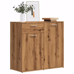 vidaXL Sideboard Artisan Oak 80x36x75 cm Engineered Wood cabinet cupboard
