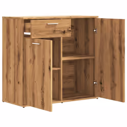 vidaXL Sideboard Artisan Oak 80x36x75 cm Engineered Wood cabinet cupboard - Additional view 4