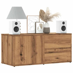 vidaXL TV Cabinet Artisan Oak 80x34x35.5 cm Engineered Wood TV stand