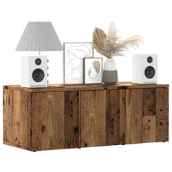 vidaXL TV Cabinet Old Wood 80x34x30 cm Engineered Wood TV stand TV sideboard